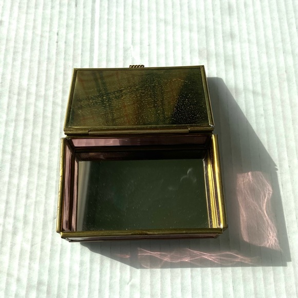 Lynn Bywaters Handcrafted via Vermont artwork trinket box SZ 3”x4”approx. - Picture 3 of 6